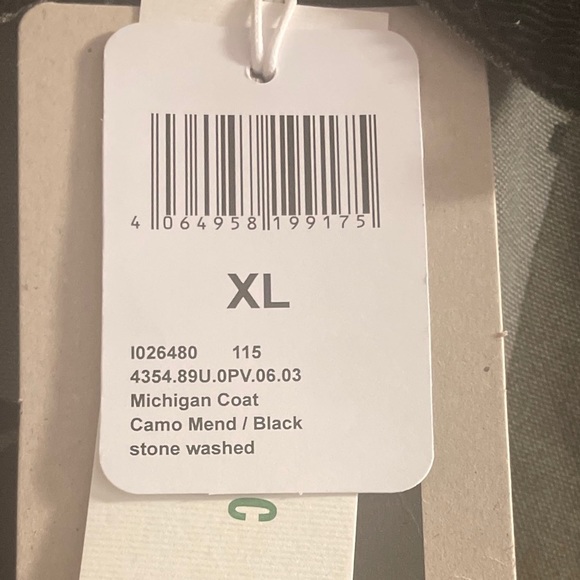 CARHARTT WIP MICHIGAN COAT “MEND CAMO STONE WASHED” COLOR:MULTICOLOURED SIZE: XL - Picture 4 of 4